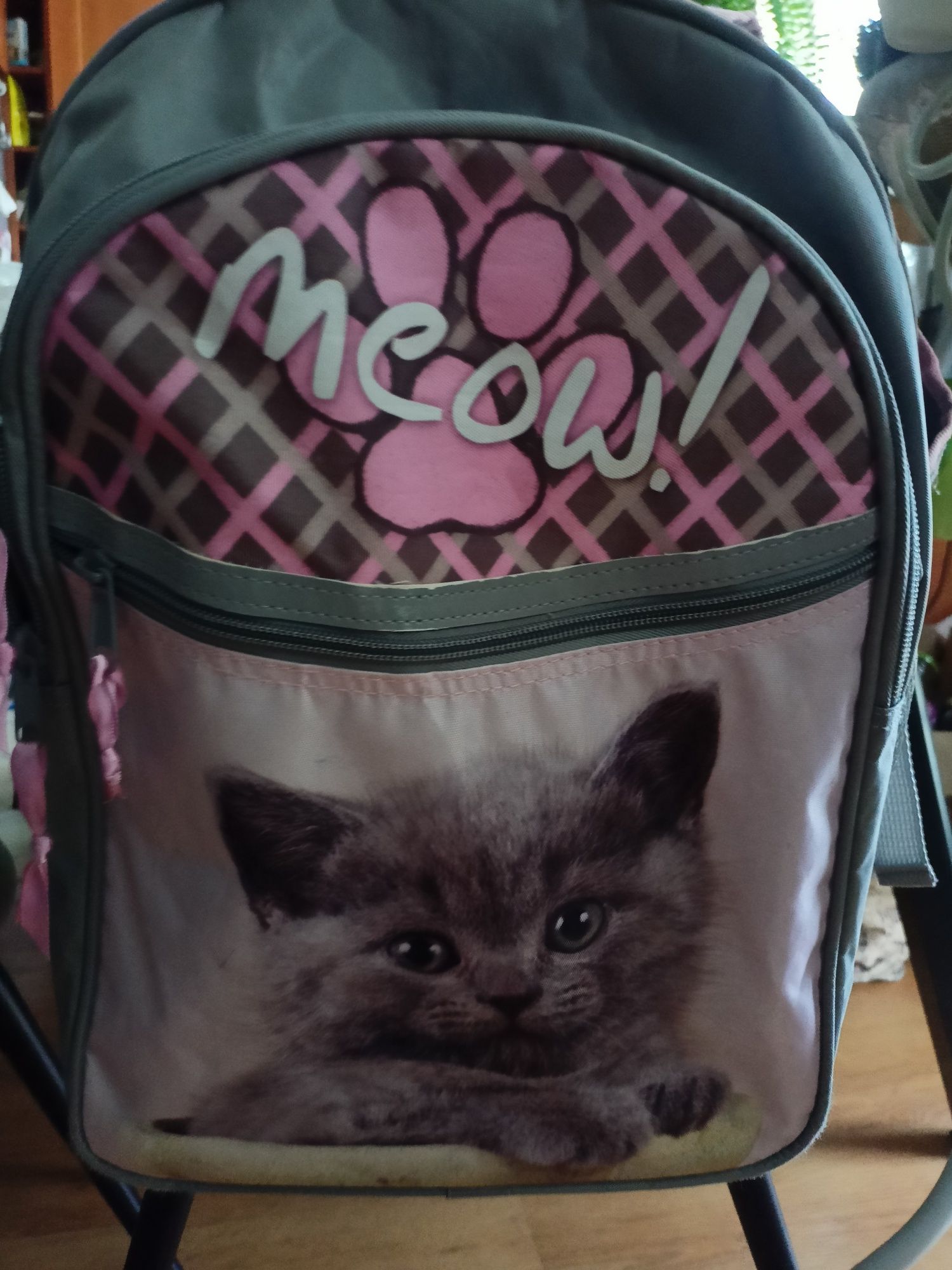 Plecak z kotkiem