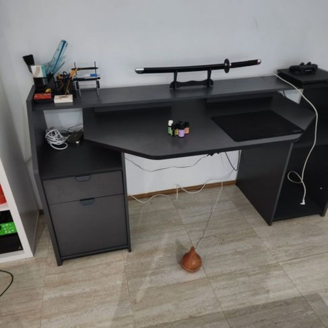 Mesa secretária gaming rgb