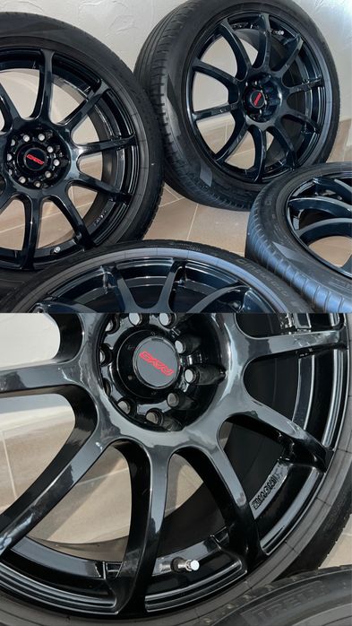 Диски Rays R18 5.114.3/ 5.120 / гума Pirelli 225/45 R18 2021