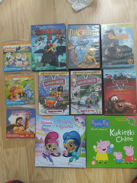 Bajki dla dzieci na płytach DVD