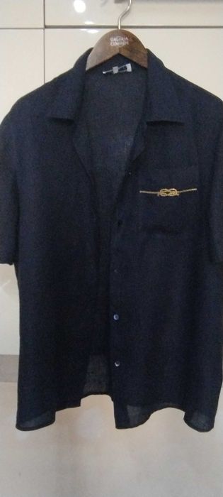 Bluzka w kolorze granatowym - LEN.