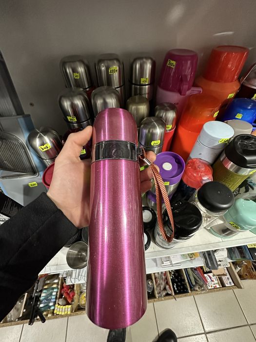 Термоса  и термокружки пищевые и для жидкости металл и стекло