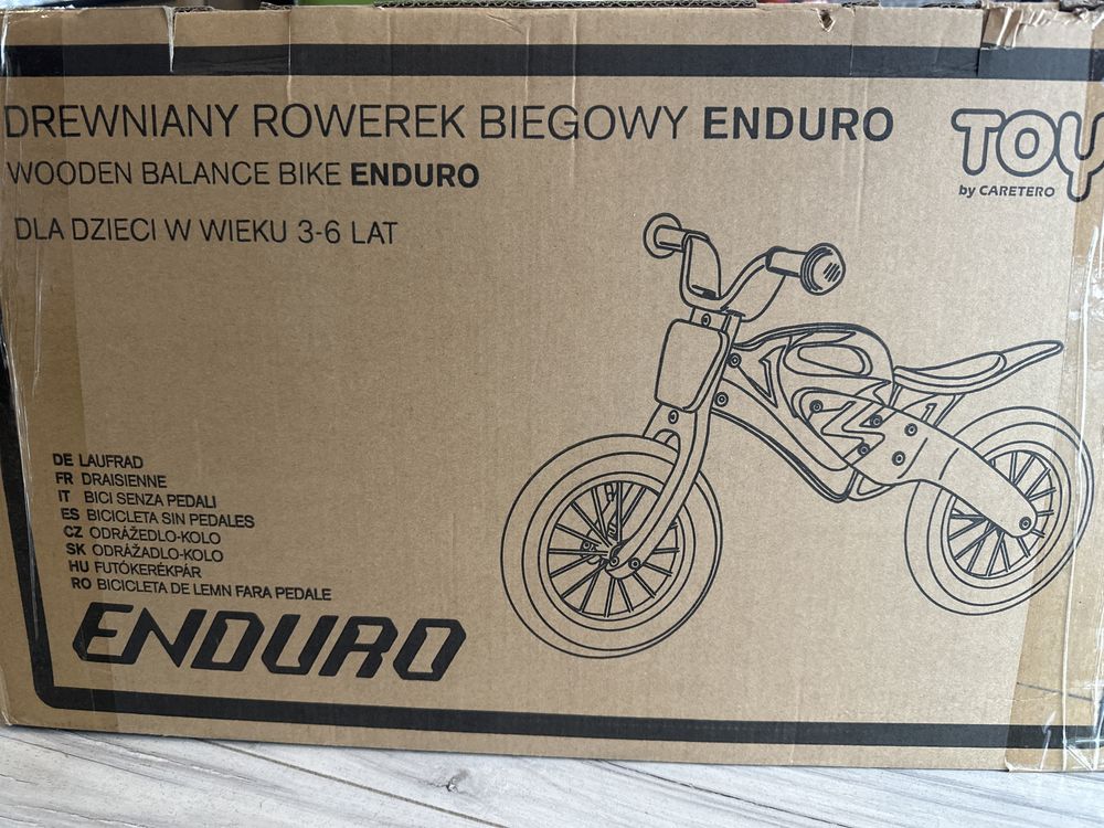 Drewniany rowerek biegowy ENDURO