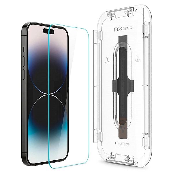 2x Szkło Hartowane Spigen Glas.tr Ez Fit do iPhone 14 Pro Max Clear