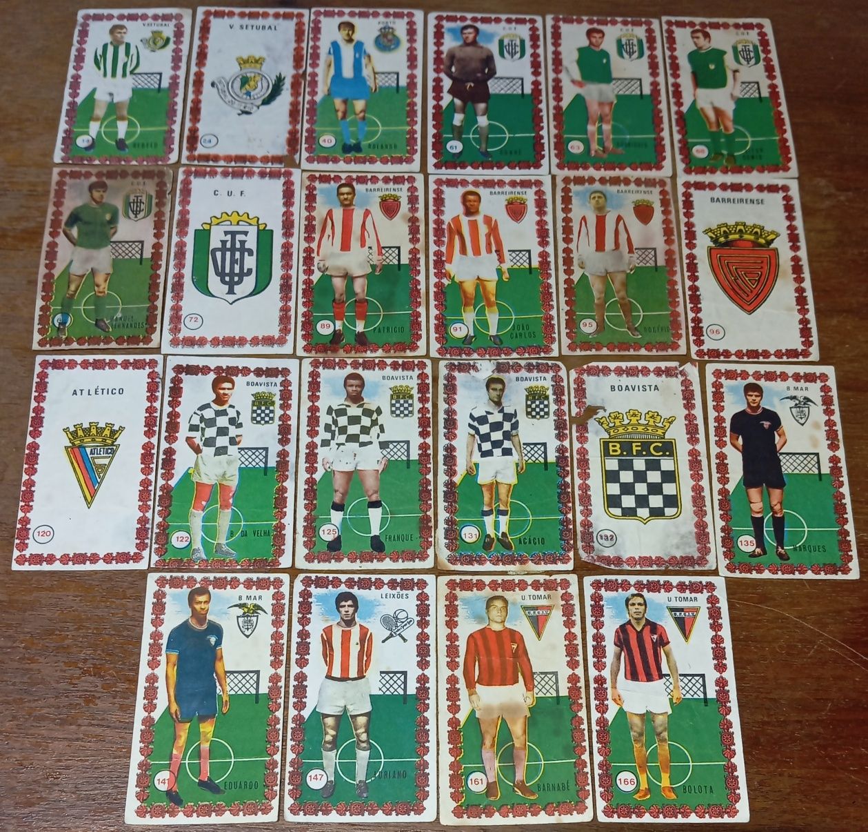 Lotes de Cromos de Caramelos de Futebol