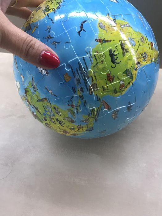 3D Пазлы головоломка глобус пластиковый