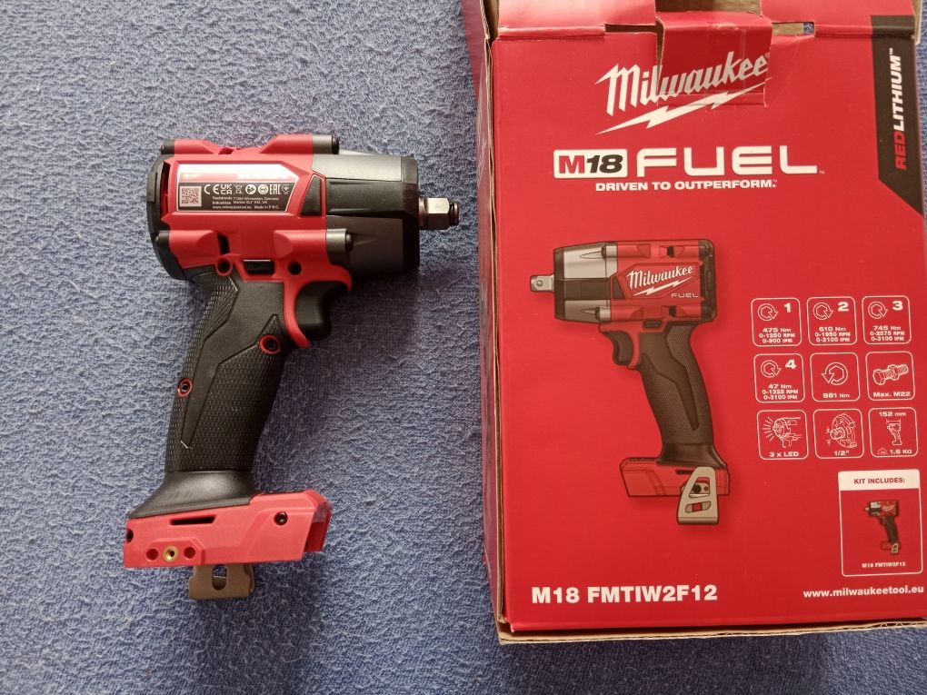 Klucz udarowy 889 Nm Milwaukee M18 FMTIW2F12