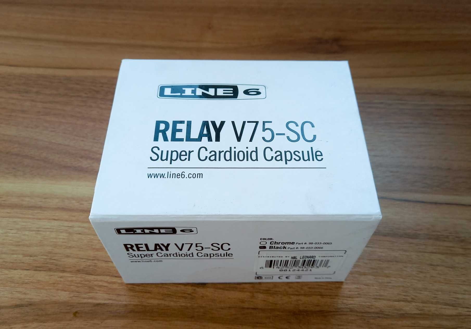 Капсула суперкардіодна Line6 RELAY V75-CS нова (Shure Beta 58A)