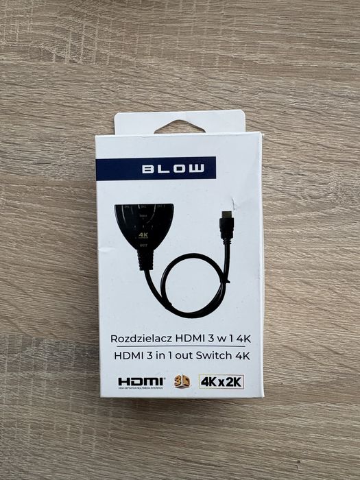 Rozdzielacz HDMI 3 w 1 4K – BLOW
