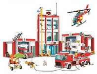 Remiza strażacka. Klocki kompatybilne z lego. 60110