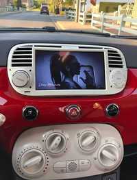 Auto Radio Android, Fiat 500, GPS, Bluetooth, NOVO 2007/2015