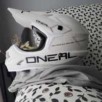 Мотошолом O'Neal 3SRS Helmet Flat White (дорослий, білий)