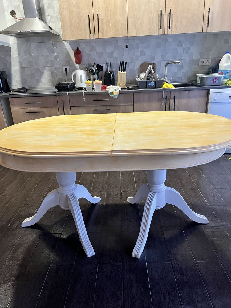 Mesa de Jantar Extensível + 6 Cadeiras