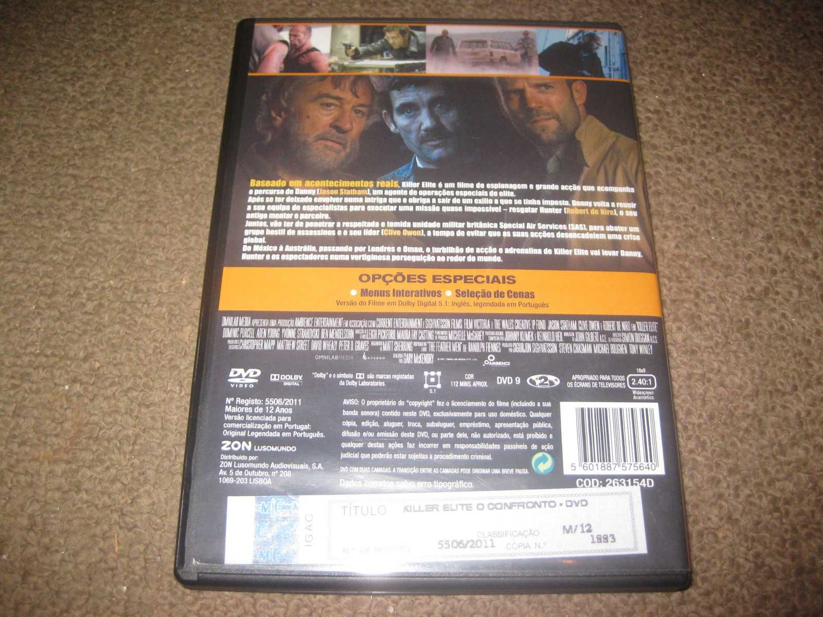 DVD "Killer Elite- O Confronto" com Jason Statham