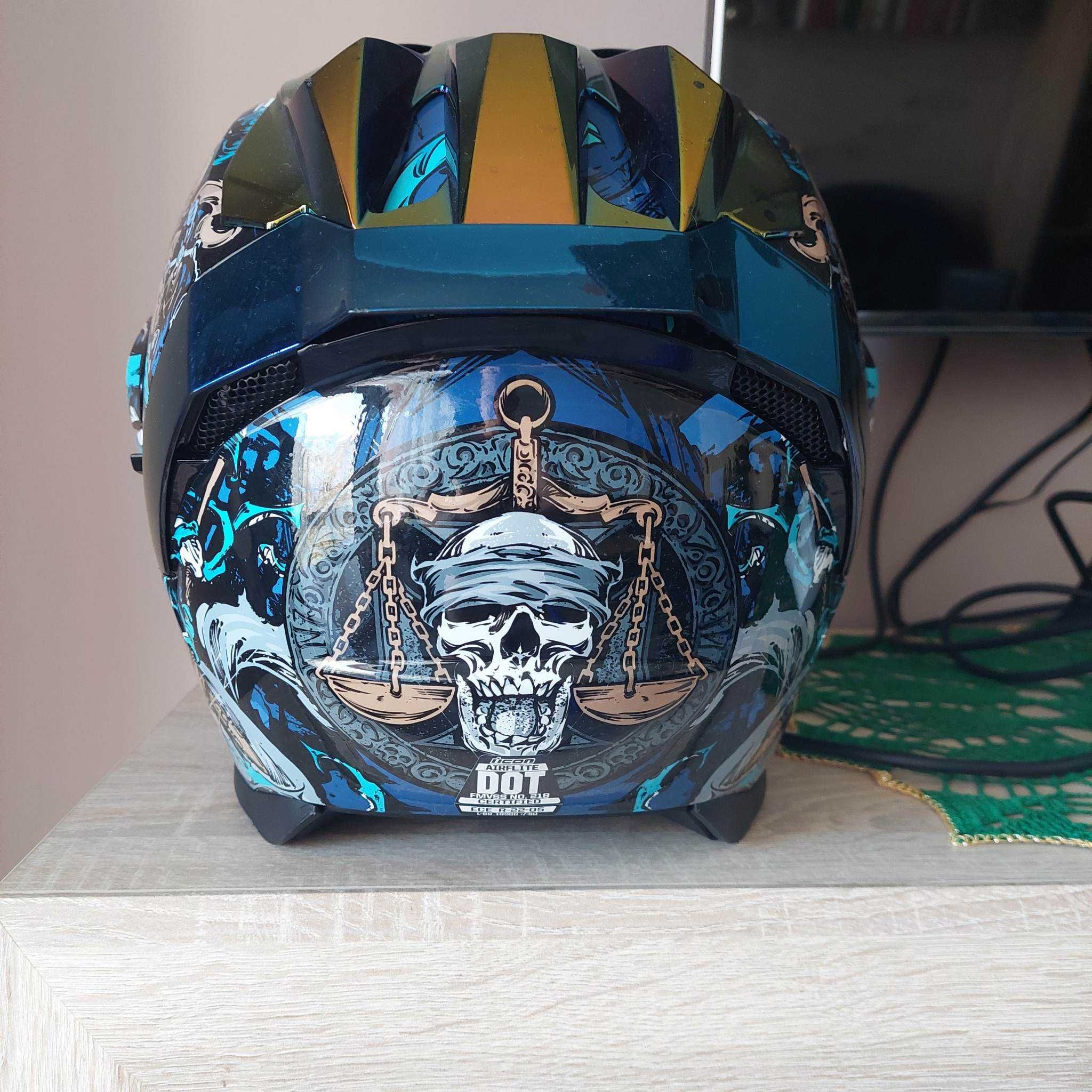 Kask ICON Airflite rozmiar L jak nowy