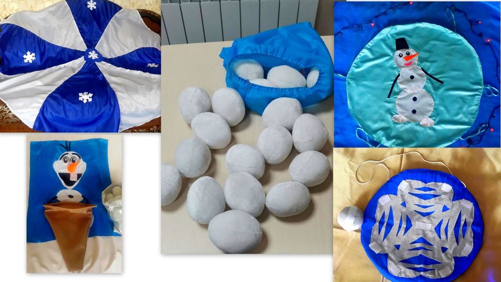 Новогодний реквизит для аниматора (зимний, "Холодное сердце ")