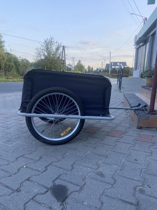 Przyczepka rowerowa transportowa