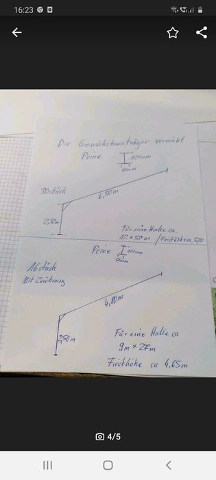 Sprzedam konstrukcje hali