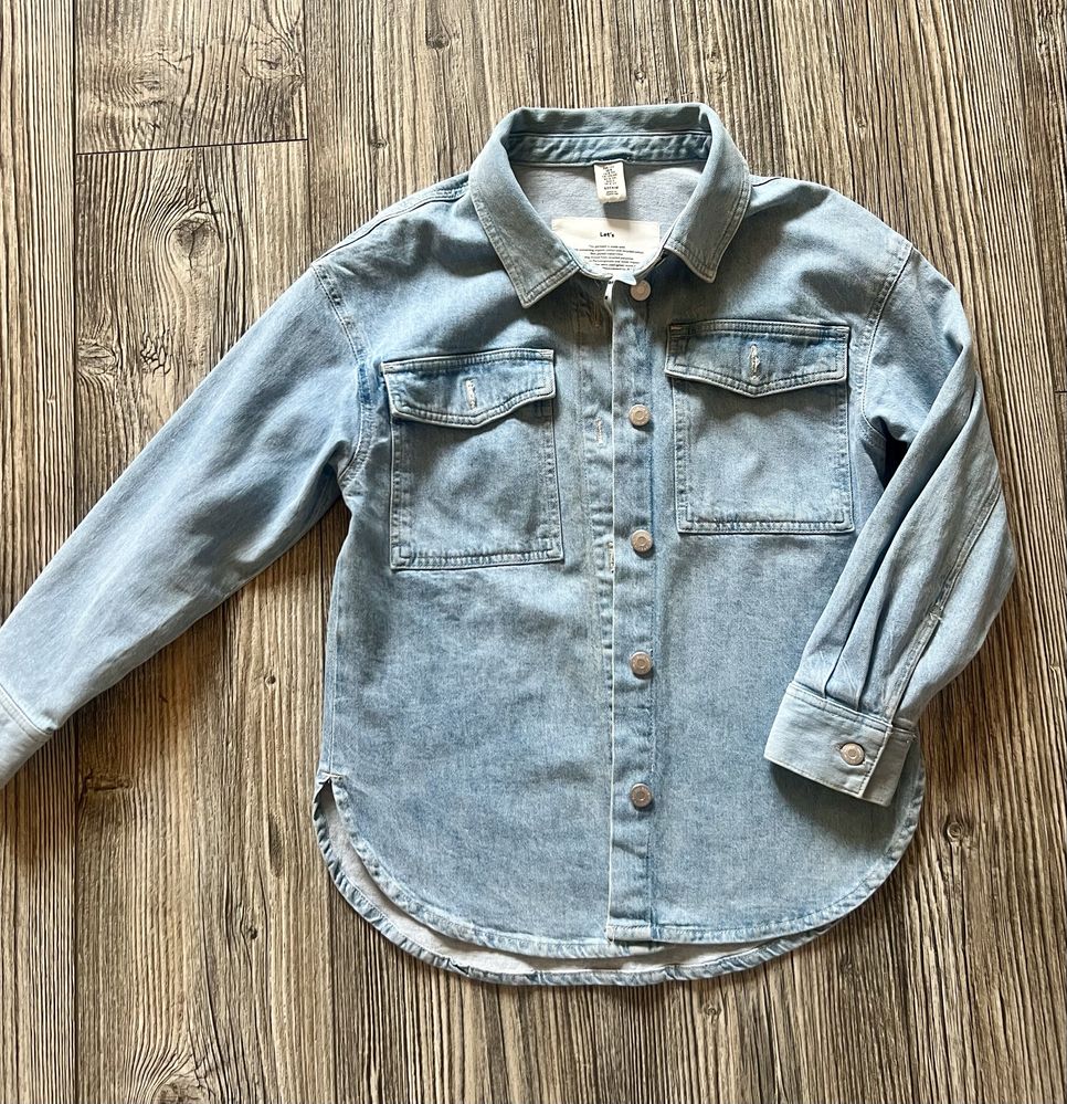 Джинсовий піджак-рубашка H&M