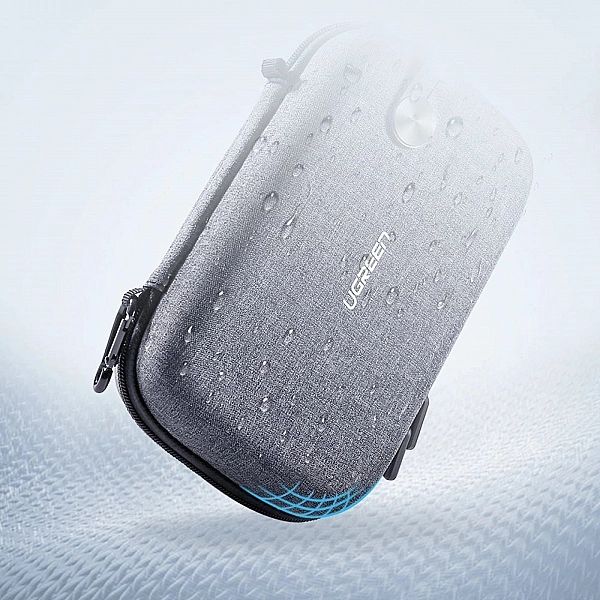 Ugreen etui pudełko na dysk twardy HDD SSD akcesoria 20,3 x 12,9 x 7,2