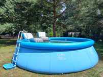 Najwiekszy rozporowy Basen Intex 549x122