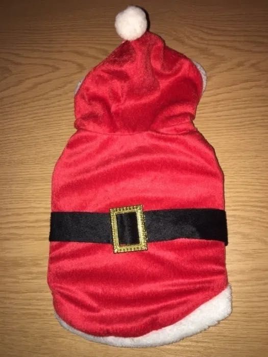 NOWE ubranko świąteczne pies kot Mikolaj chihuahuę york na święta S M