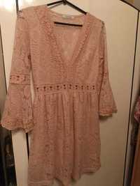 Sukienka koronka Lilie Rose r.S/M - styl BOHO