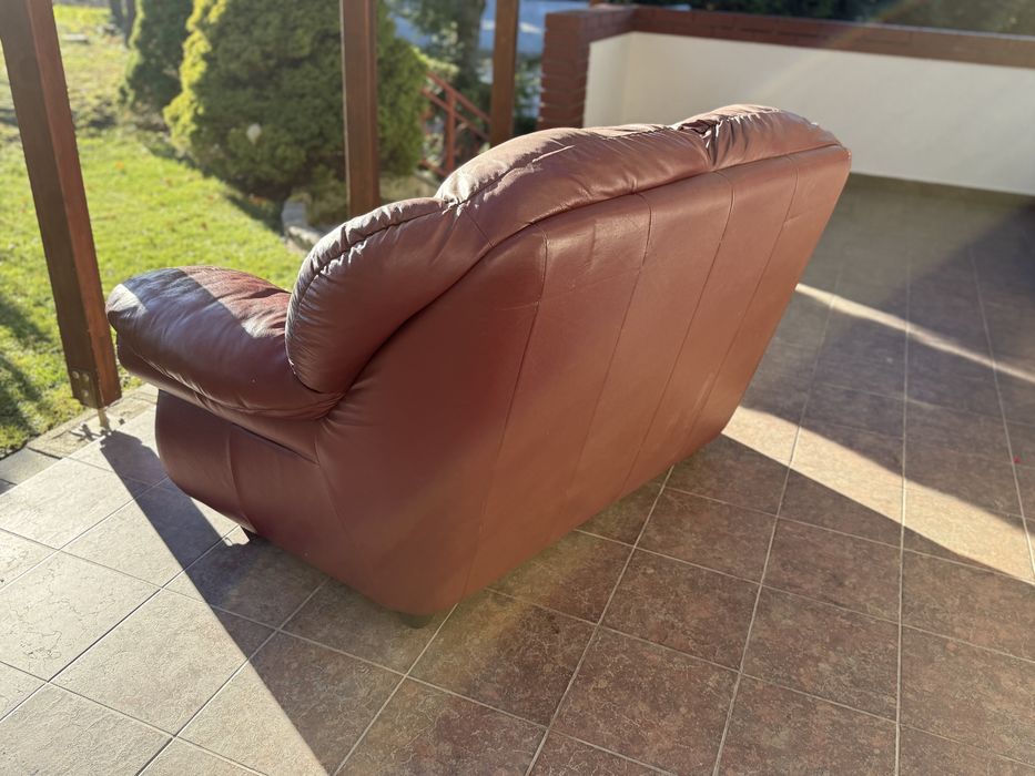 sofa 2-3 osobowa skórzana