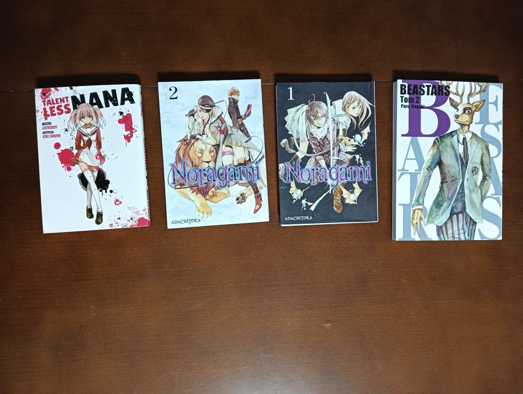 Manga Noragami, Beastars, Talent less Nana
