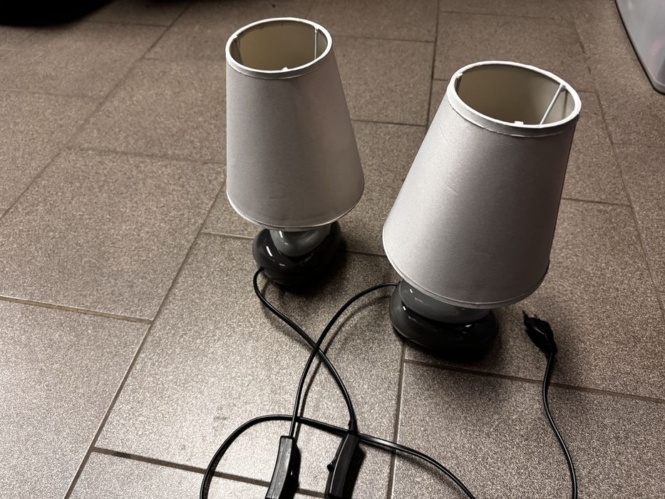 Lampki nocne w stylu kamieni z abazurem