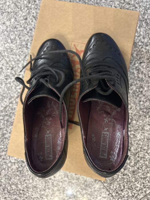 Pikolinos 35 sapatos botins tacão