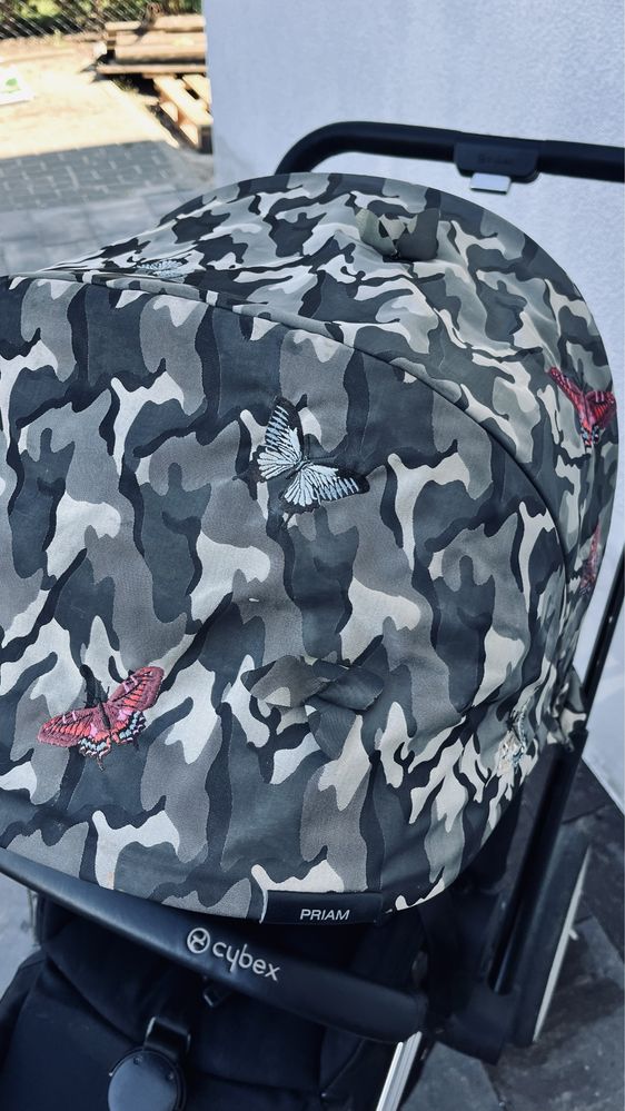 Wozek Cybex priam butterfly spacerowka i gondola