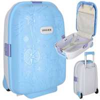 Walizka podróżna kabinowa dla dzieci na kółkach bagaż podręczny