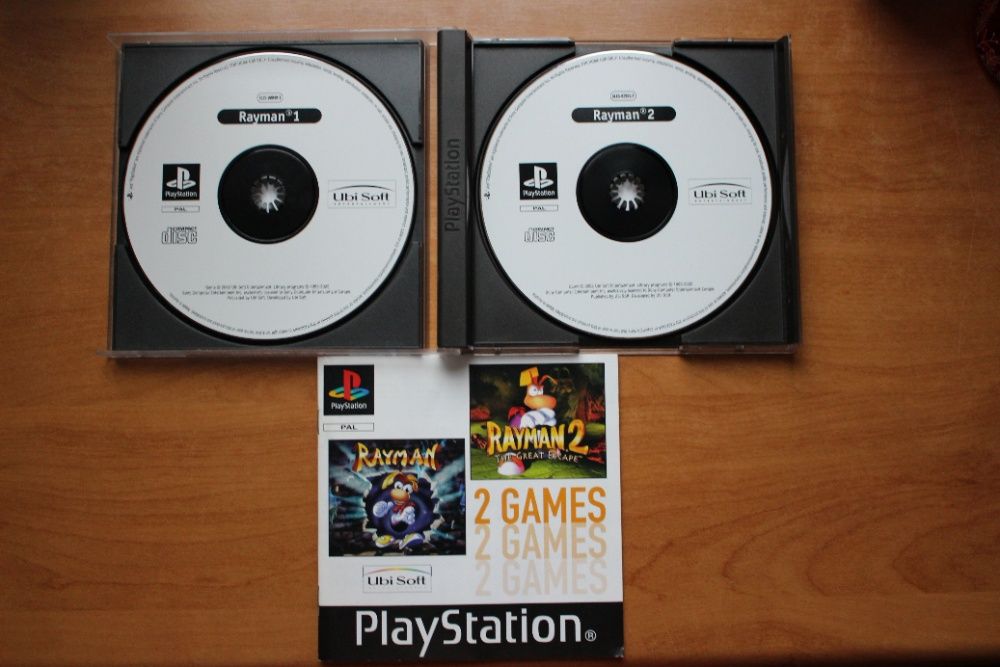 Klasyki Rayman 1 i Rayman Escape 2 na psx,ps1,ps2,ps3