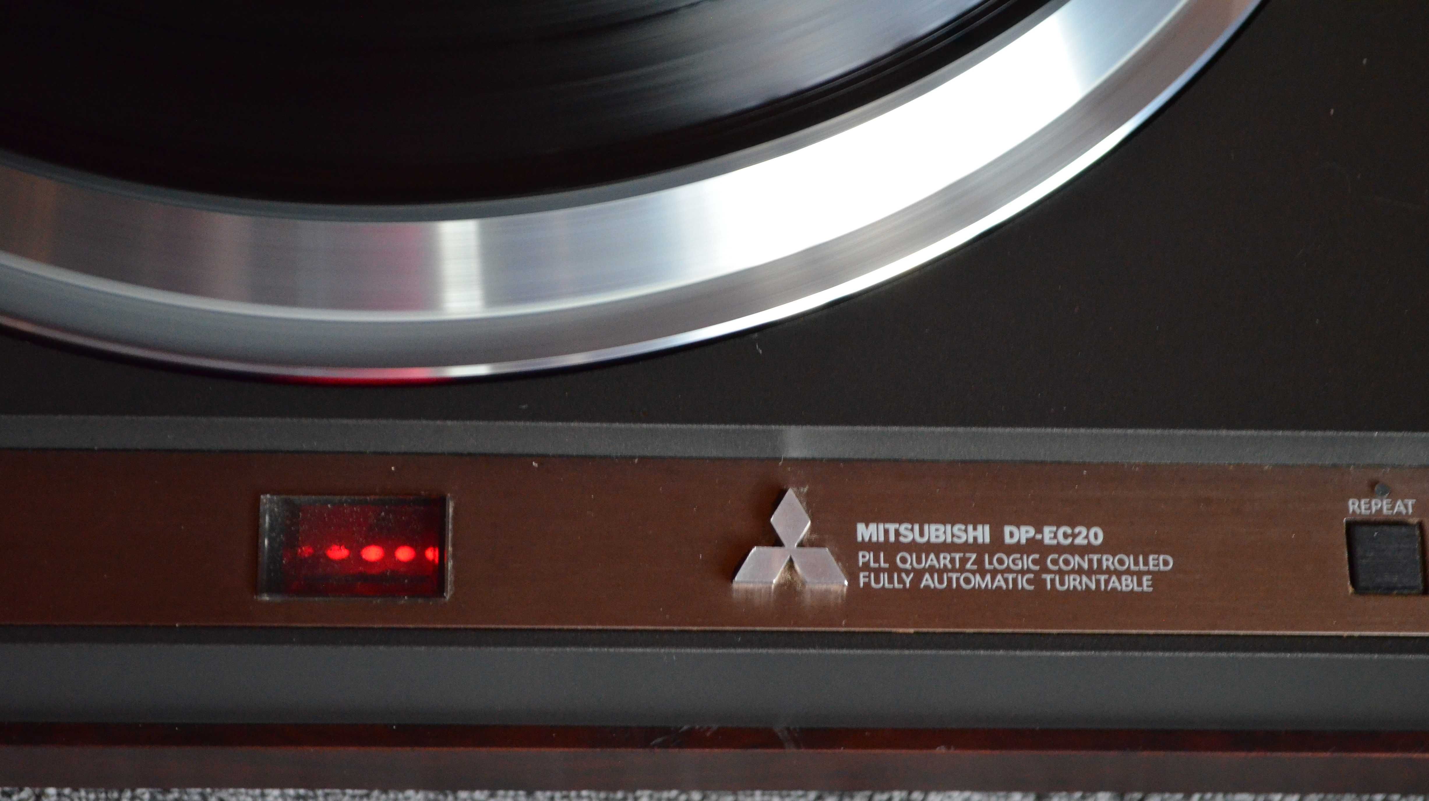 Gramofon Mitsubishi DP-EC 20 Vintage wkł. Shure M95HE Hi-Track Unikat