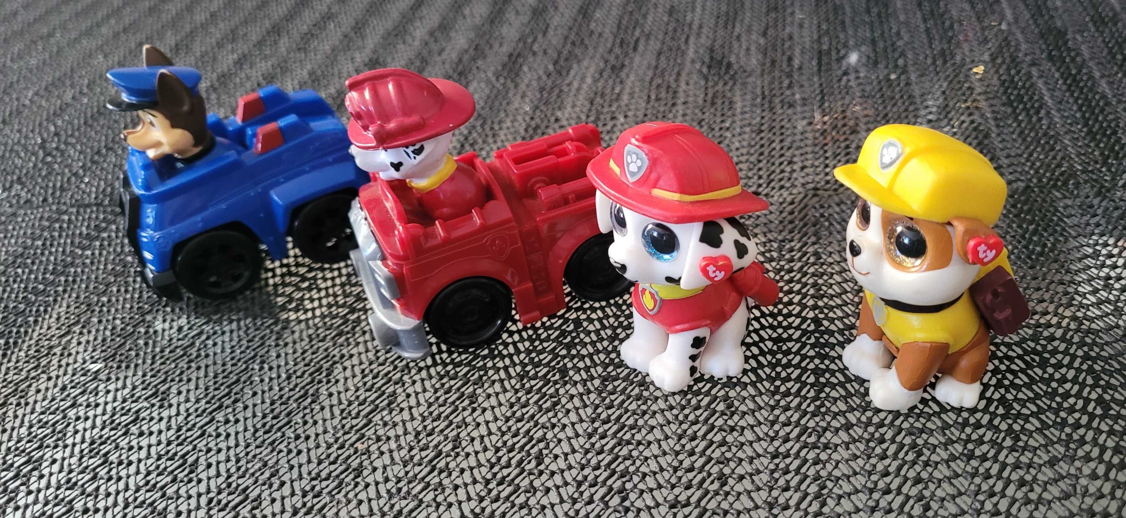 Zestaw Psi patrol Marshall Chase Rubble TY