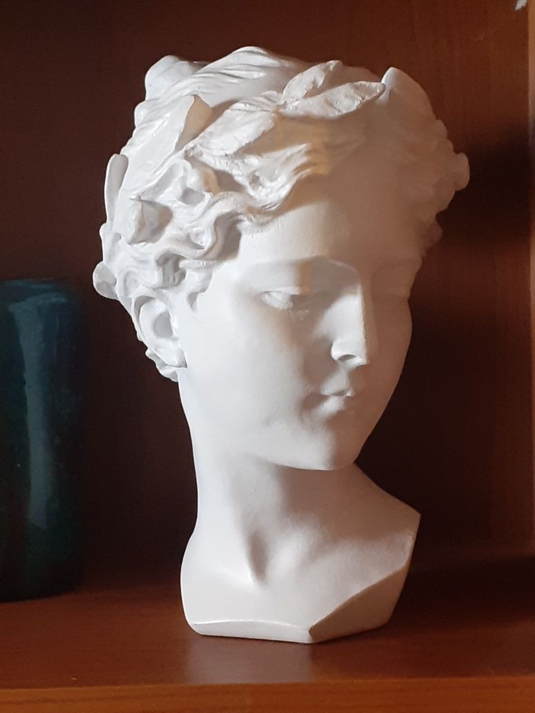 Estatueta Replica Busto de Venus Deusa Grega em Poliresina