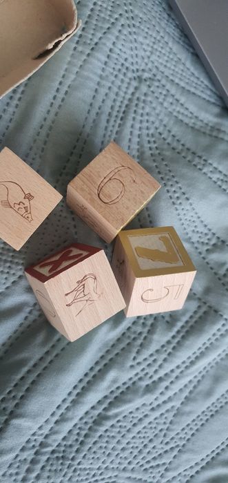 Drewniane klocki do liczenia