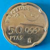 50 Pesetas de 1992, Espanha, XXV Jogos Olímpicos Verão Barcelona.92