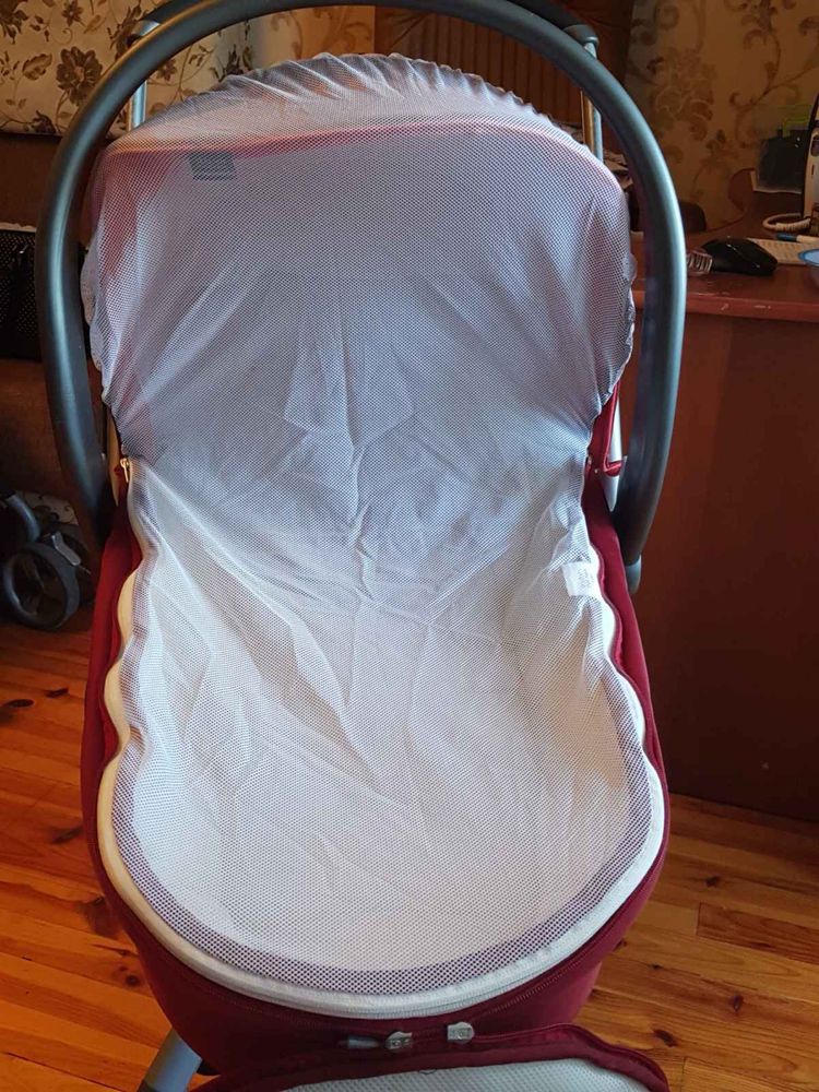Коляска chicco 3 в 1 trio автокрісло люлька прогулянковий блок