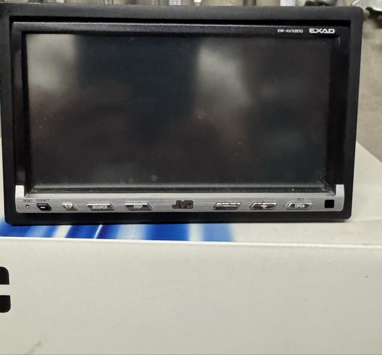 Auto radio 2din JVC KW-AVX800 basculante DVD com comando
