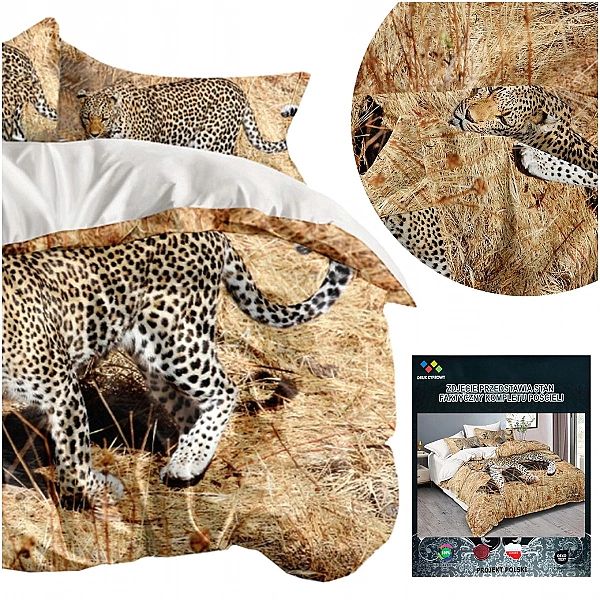 Pościel 160x200/3 cz komplet poszewki 70x80 mikrofibra 3D Andreas gepa