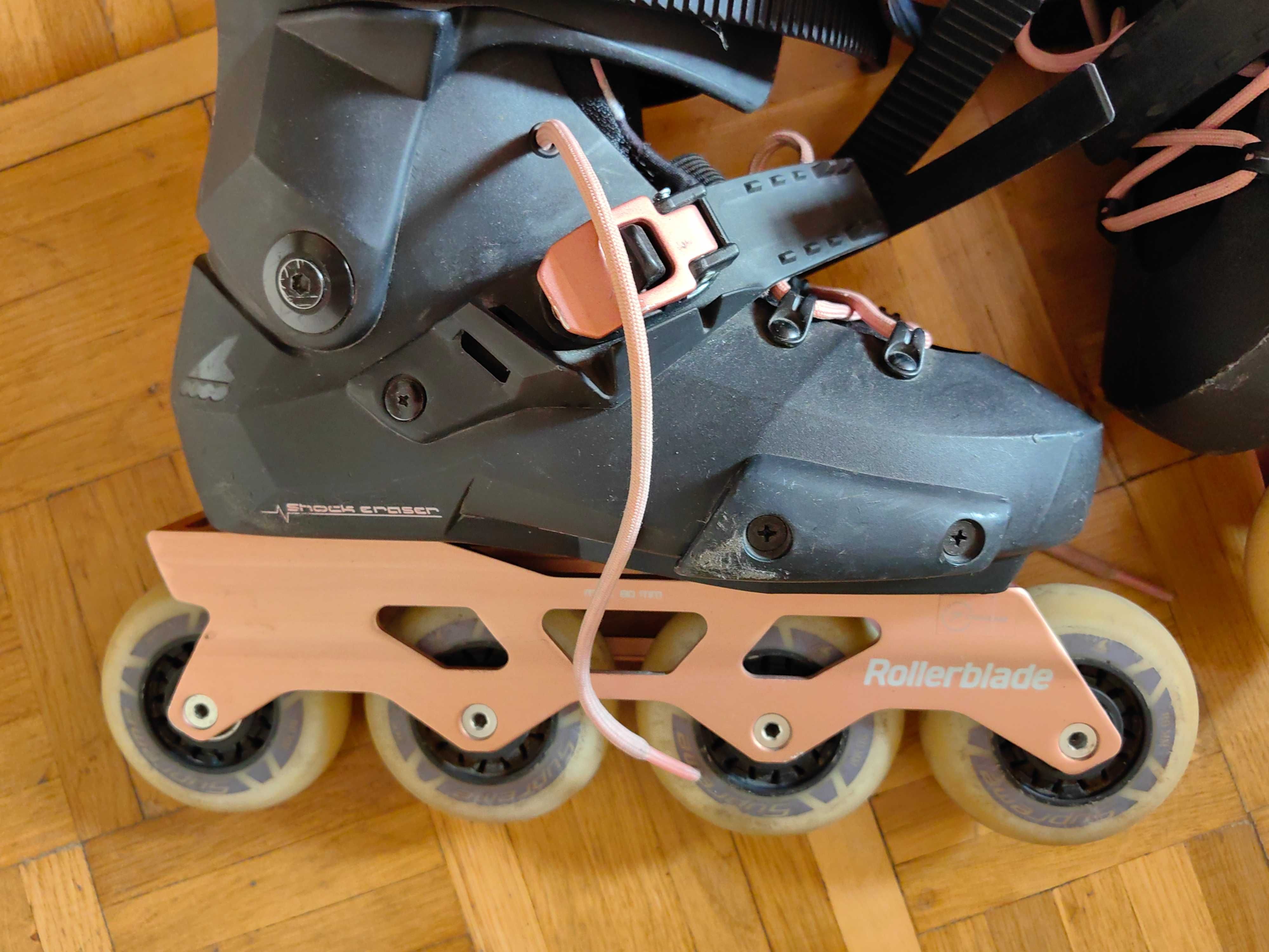 Rolki damskie Rollerblade RB PRO X black/rose gold