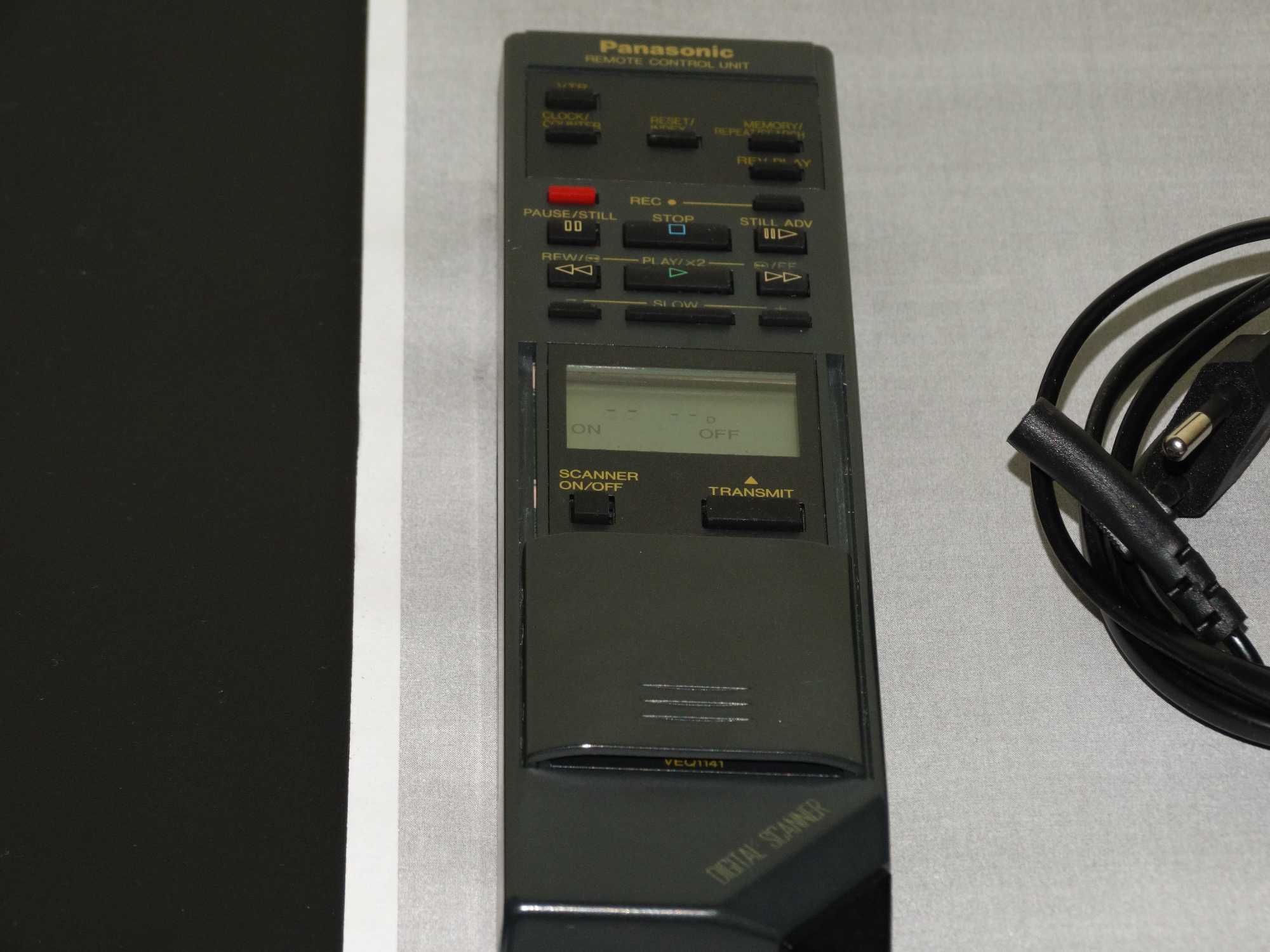 Magnetowid VHS Panasonic NV-J35, pilot, instrukcja, po serwisie