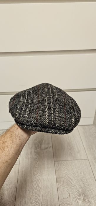 Harris Tweed męski kaszkiet wełniany 100%