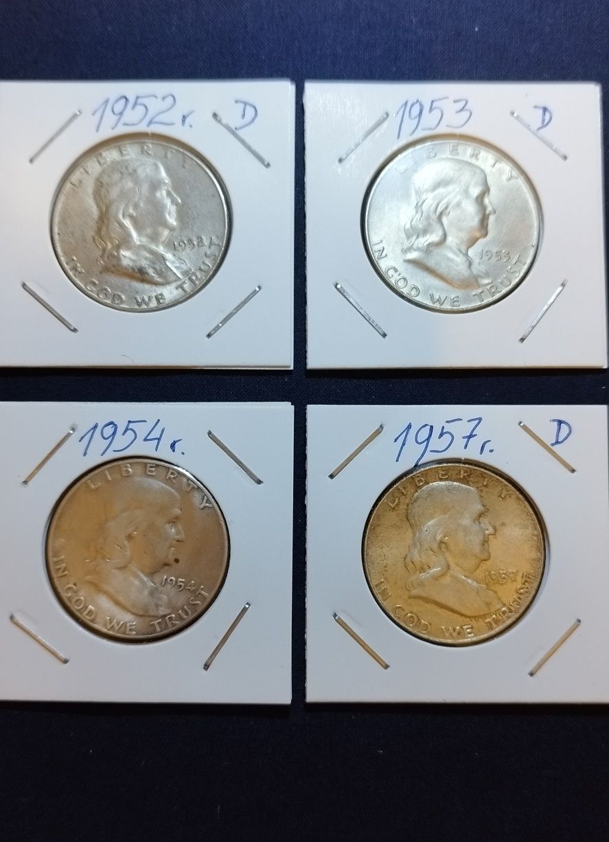 Monety HALF DOLLAR z dzwonem wolności