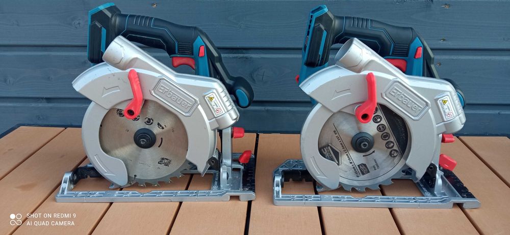 Piła tarczowa Erbauer 18V 165mm LASER