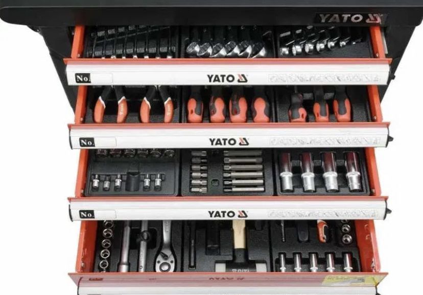 Тележка з інструментами Yato 185 предметів / YT 55300