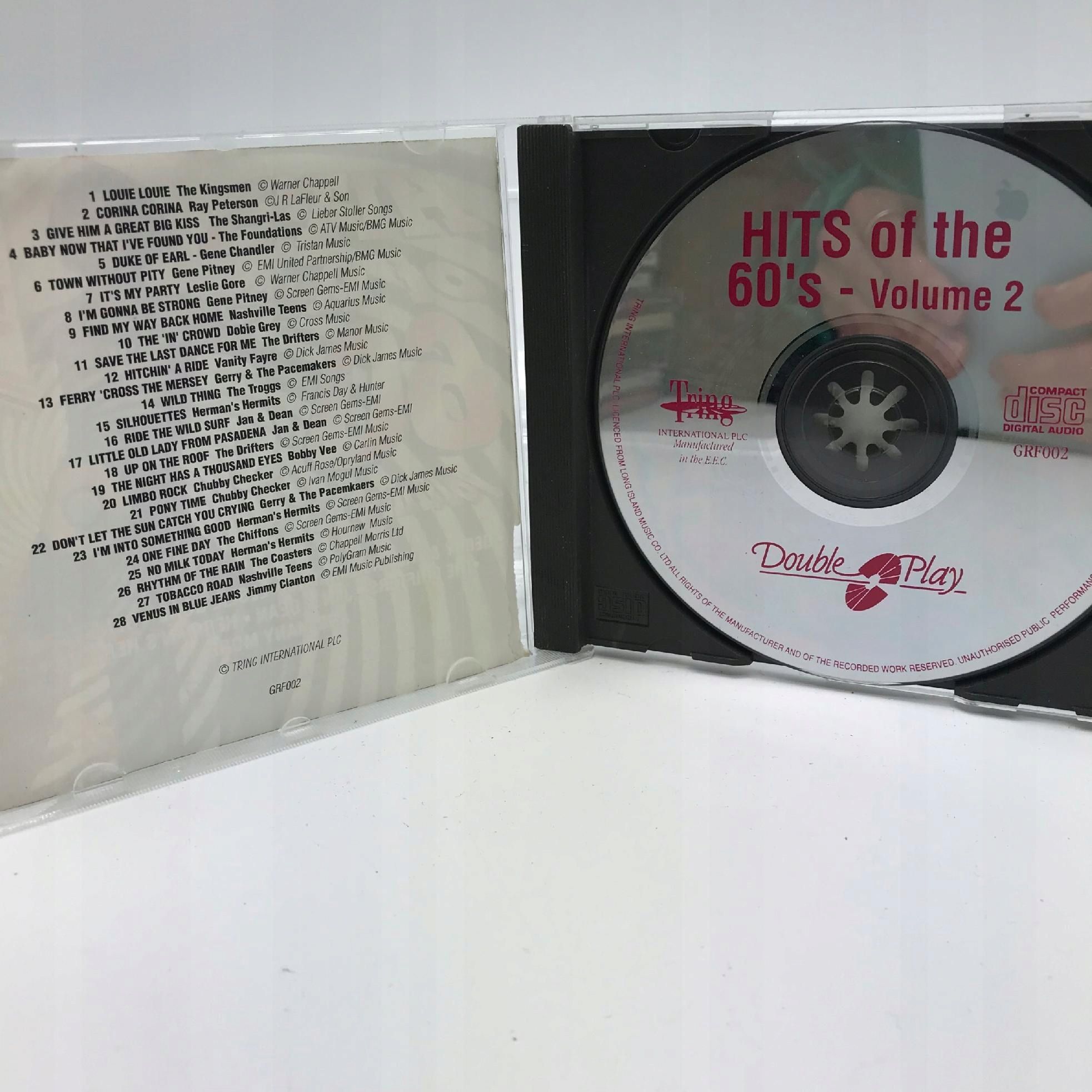 Cd - Various - Hits Of The 60's Volume 2 Składanka