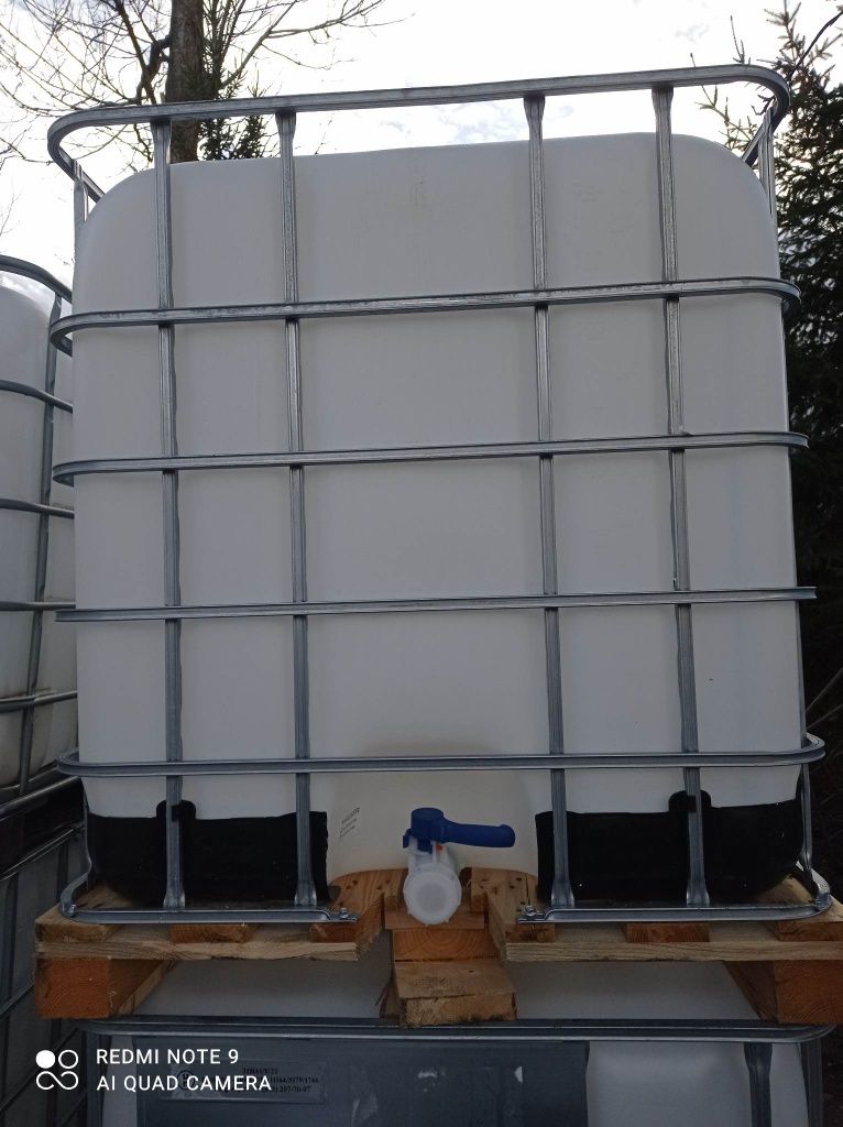 Beczka mauzer mauser paletopojemnik IBC 1000l 600l kontener na wodę